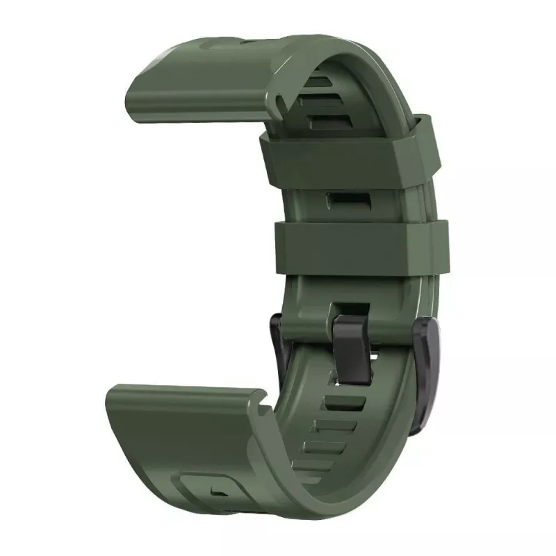 TECH-PROTECT ICONBAND Garmin Fenix 5 / 6 / 6 Pro / 7 Army Green Silicone Strap
