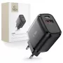 TECH-PROTECT C20W 2-Port Network Charger PD20W/QC3.0 Black