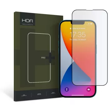 HOFI Glass Pro+ Grūdinto stiklo apsauga Apple iPhone 13 / 13 Pro / 14, juoda