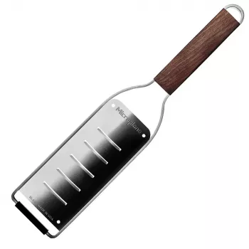 Microplane Coarse Grater – juoda rankena, nerūdijančio plieno ašmenys
