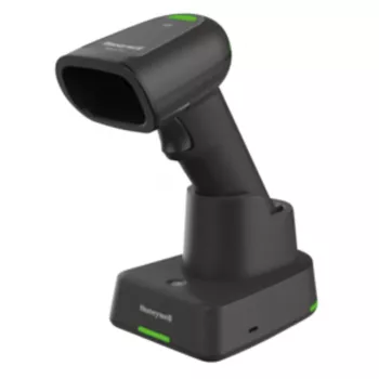 “Honeywell 1962LI Wireless 2D Barcode Scanner Kit, Ultra High Density, Black” belaidis brūkšninių kodų skaitytuvas su įkrovimo stotele