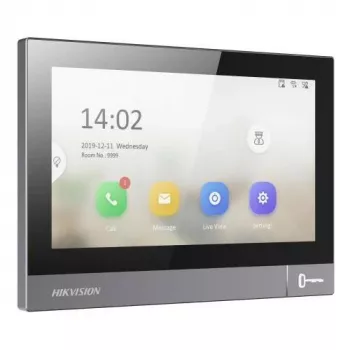 Hikvision DS-KH8381-TE1 IP vaizdo domofono vidaus monitorius su 7 colių lietimui jautriu ekranu