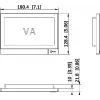 Hikvision DS-KH8381-TE1 IP vaizdo domofono vidaus monitorius su 7 colių lietimui jautriu ekranu