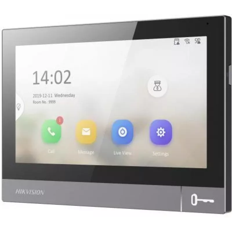 Hikvision DS-KH8381-TE1 IP vaizdo domofono vidaus monitorius su 7 colių lietimui jautriu ekranu