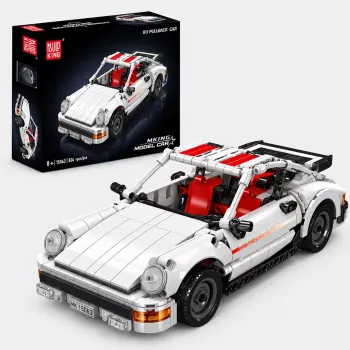 Mould King 911 Pull-Back Sports Car 15063 Statybinis Blokų Rinkinys, 824 Dalys