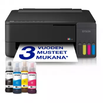 Epson EcoTank ET-1910 Daugiafunkcis rašalinis spausdintuvas – spausdinimas, skenavimas, kopijavimas – A4, Legal – iki 11 ppm – 100 lapų padavimas – Wi-Fi