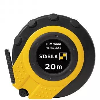 STABILA LBM 2000 Stiklo pluošto matavimo juosta uždarame korpuse 20 m