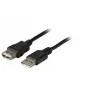 EFB Elektronik USB 2.0 ilginimo kabelis A-A (kištukas–lizdas) 5 m pilkas Classic