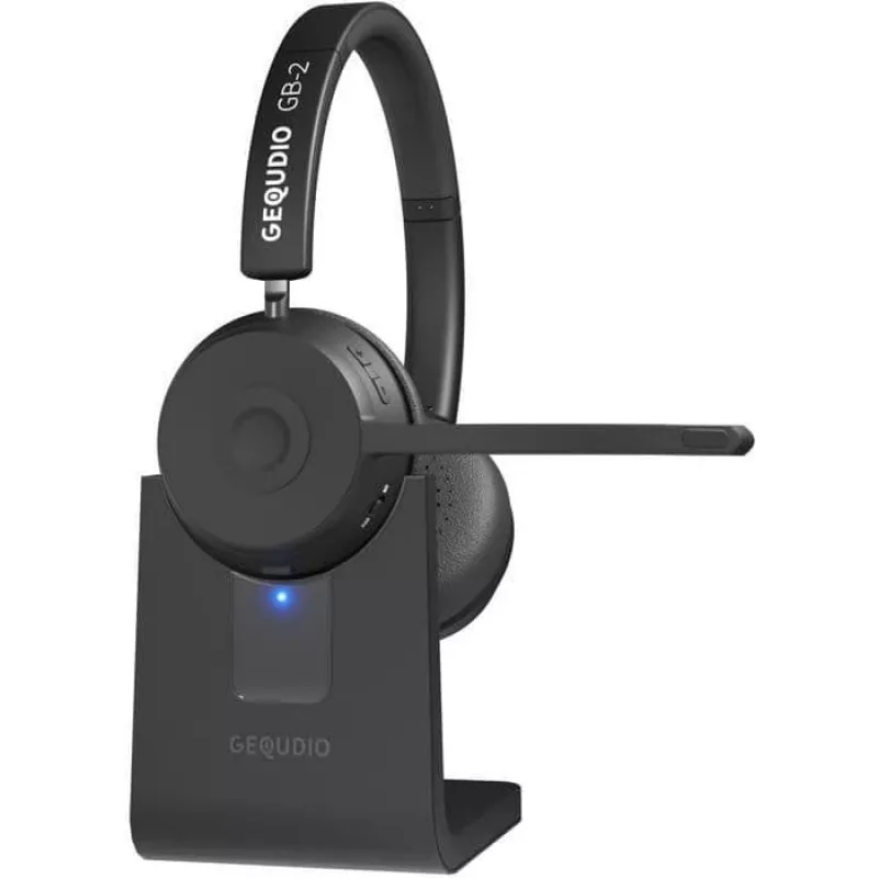 GEQUDIO Bluetooth Headset GB-2 su įkrovimo stotele