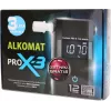 AlcoFind PRO-X-3 alkotesteris su kandikliais, 12 mėnesių kalibracija
