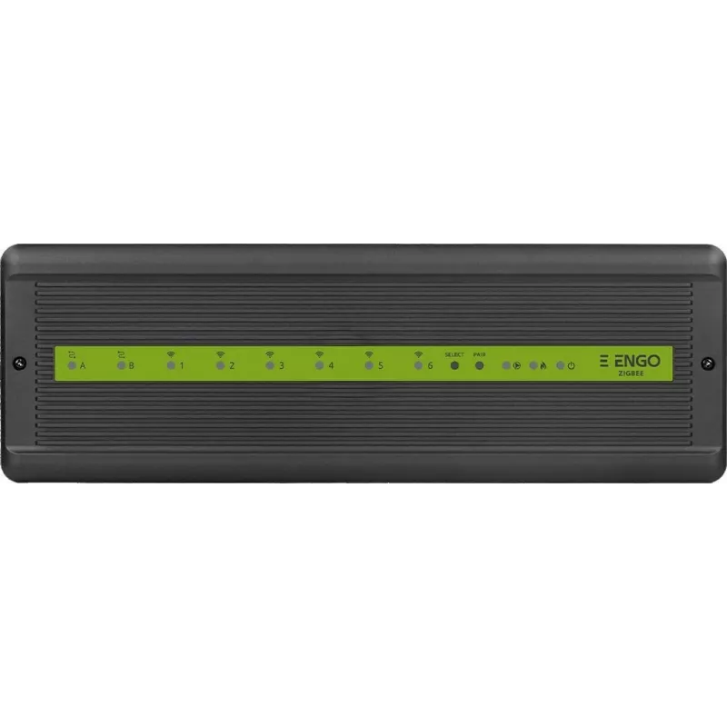 ENGO Controls ECB62-ZB Smart Home Central Unit, 6 Wireless Zones + 2 Wired, 230V