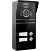 Eura VDP-80C5 Dviejų šeimų vaizdo domofono sistema, juoda, 2x 7 inch LCD, FHD, 2 įėjimai, 1080p kamera, RFID skaitytuvas, montuojama ant paviršiaus