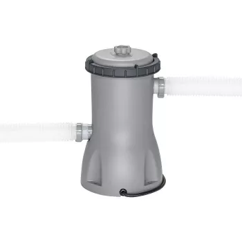 Bestway 5612X Plieninio rėmo antžeminis baseinas 427 x 122 cm (14 pėdų x 48 colių) su filtro siurbliu, kopėčiomis, dangčiu, pagrindo audeklu ir ChemConnect dozatoriumi