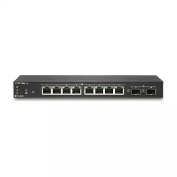 SonicWall Switch SWS12-8 - Valdomas Gigabit Ethernet komutatorius - 8 x 10/100/1000 + 2 x Gigabit SFP - stalinis