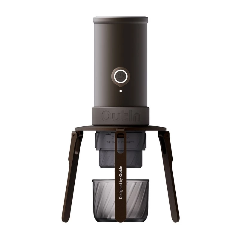 OutIn sulankstomas kavos stovas OutIn Foldable Coffee Stand OT-FCS-01, juodas