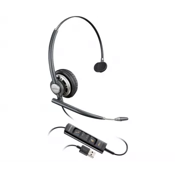 Poly EncorePro HW715 Wired On-Ear Headset su triukšmą slopinančiu mikrofonu