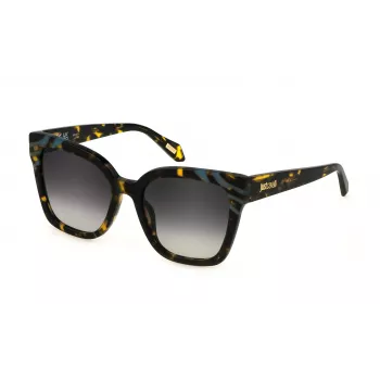 JUST CAVALLI Moteriški Akiniai Nuo Saulės SJC044V540T66 Juodi Pilki 54mm