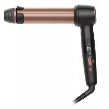 Rowenta CF4620E0 Twist Curl Garbenimo žnyplės – keramika, jonų kondicionavimas, 27/32/38 mm, LCD ekranas, 86 W, juoda/varinė