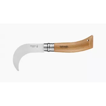 Opinel No. 10 sodininko peilis Billhook, lenkta geležtė