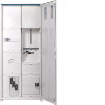 Hager universN FP82W5N Transformatorinis / apskaitos spintas 1250x550x205mm 1 apskaitos laukas APZ NAR NH00 SUT
