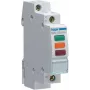 HAGER SVN129 Indikatorinis žibintas, 230 V AC, 3 x LED raudona+žalia+oranžinė, DIN bėgelis