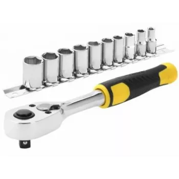 STANLEY 1/2 inch Drive Ratchet and Socket Set 11-Piece