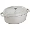 STAUB LA COCOTTE ketaus puodas ovalus 3,2 L, triufelių pilka