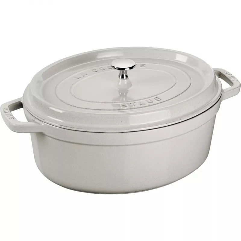 STAUB LA COCOTTE ketaus puodas ovalus 3,2 L, triufelių pilka