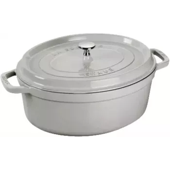 STAUB LA COCOTTE ketaus puodas ovalus 3,2 L, triufelių pilka