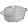 STAUB LA COCOTTE ketaus puodas ovalus 3,2 L, triufelių pilka