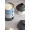 Beaba 4-Compartment Powdered Milk Container Grey