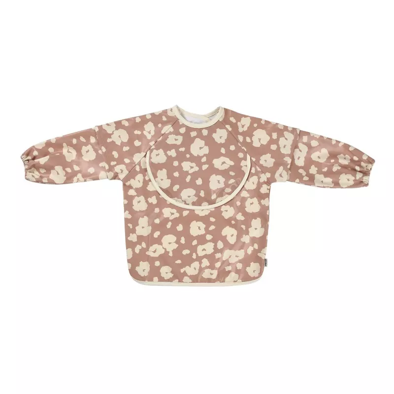 Beaba 2-in-1 Bib with Detachable Long Sleeves Savannah Bloom