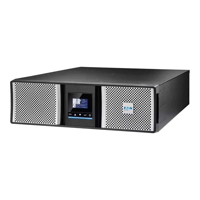 Eaton 9PX G2 9PX6KIRTNG2 UPS – 6000 VA / 6000 W – Online Double Conversion – 3U Rack/Tower – juoda, sidabrinė
