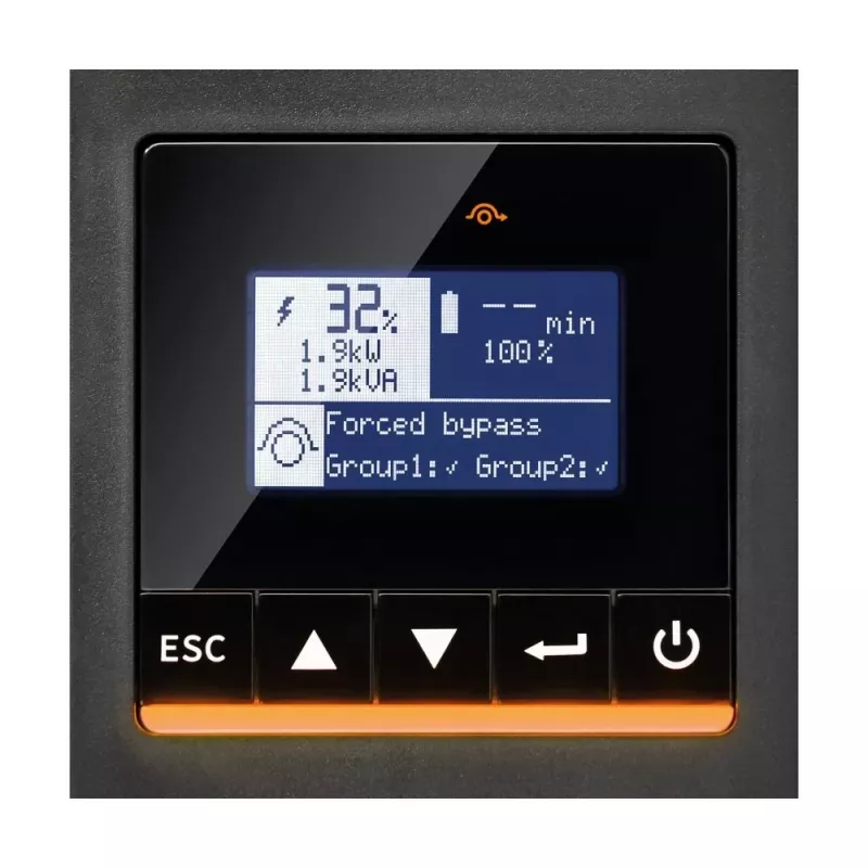 Eaton 9PX G2 9PX6KIRTNG2 UPS – 6000 VA / 6000 W – Online Double Conversion – 3U Rack/Tower – juoda, sidabrinė