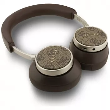 Guess Bluetooth 4G Classic Logo belaidės ausinės (ant ausų) - ruda