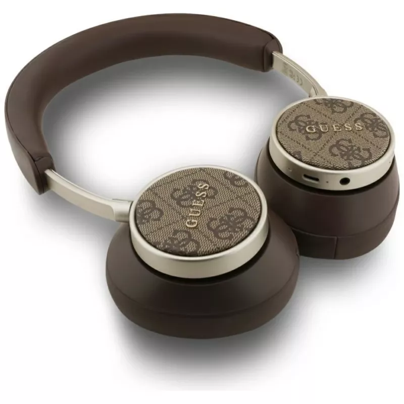 Guess Bluetooth 4G Classic Logo belaidės ausinės (ant ausų) - ruda