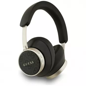 Guess 4G Classic Logo belaidės ausinės ant ausų Bluetooth - Juodos