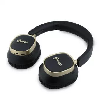 „Guess“ belaidžiai ausinės „Over-Ear“ ENC „Rectangle Metal Script“ juodos