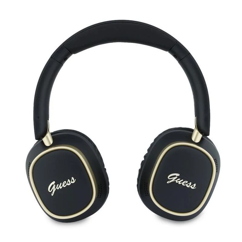 „Guess“ belaidžiai ausinės „Over-Ear“ ENC „Rectangle Metal Script“ juodos