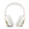 Guess Bluetooth ENC Rectangle Metal Script Ausinės Baltos