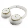 Guess Bluetooth ENC Rectangle Metal Script Ausinės Baltos