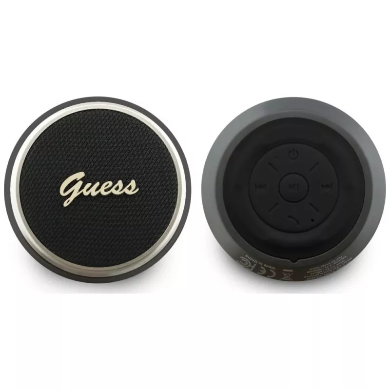 GUESS Bluetooth Speaker 5W Script MetalLogo Black
