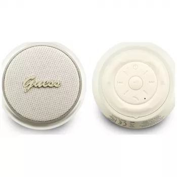 GUESS Bluetooth Speaker 5W Script MetalLogo Gold