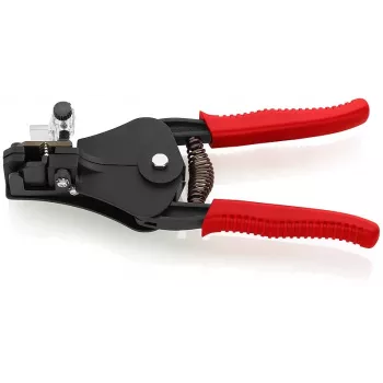 KNIPEX 1221 automatiniai laidų nuėmimo replės 0,03–10 mm² (32–8 AWG) su pjaustytuvu, 180 mm