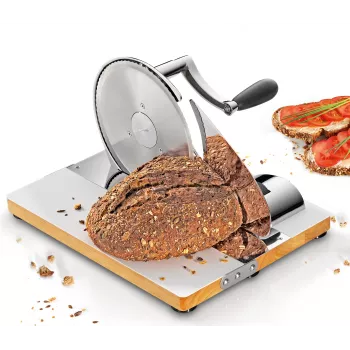 Zassenhaus Vintage Manual Bread Slicer Chrome
