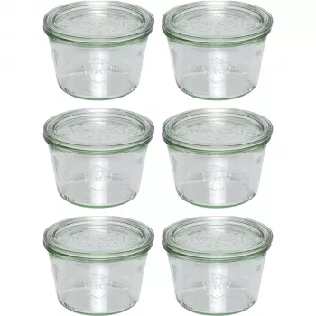 WECK Mold Jar 370ml 6 vnt. rinkinys