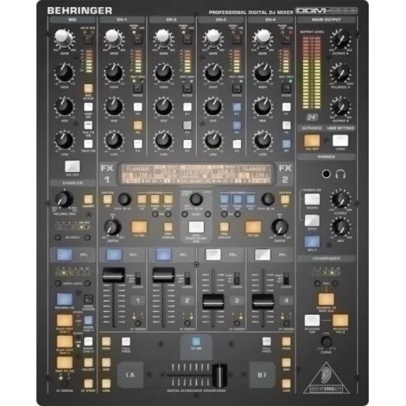 Behringer DDM4000 Digital DJ Mikseris 5 kanalų