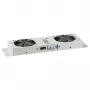 EFB-Elektronik BASIC Fan Unit 2-fold, incl. Thermostat, RAL 9005 Plug & Play, for Wall Enclosure IP55