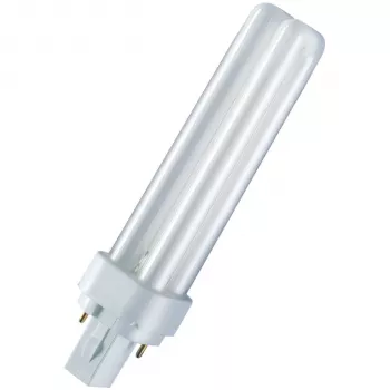 OSRAM DULUX D 18W/830 G24d-2 kompaktinė liuminescencinė lempa, šilta balta