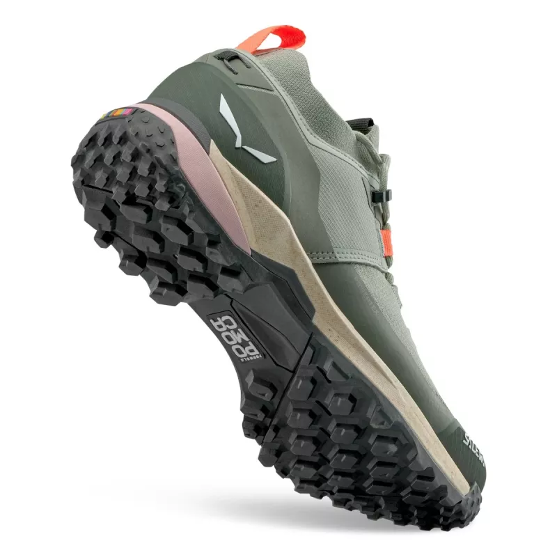 Salewa Puez 2 Knit Ptx Women's Hiking Shoes - Shadow/Olive, Size 38